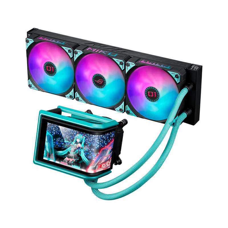 Refrigeración Líquida ASUS ROG Ryuo IV 360 ARGB Hatsune Miku Edition (AIO 360mm, LCD)
