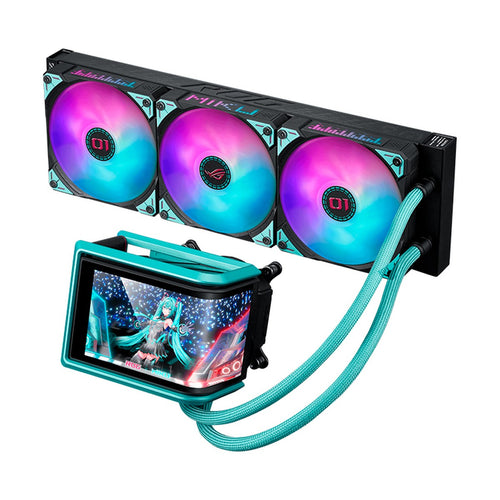 Refrigeración Líquida ASUS ROG Ryuo IV 360 ARGB Hatsune Miku Edition (AIO 360mm, LCD)
