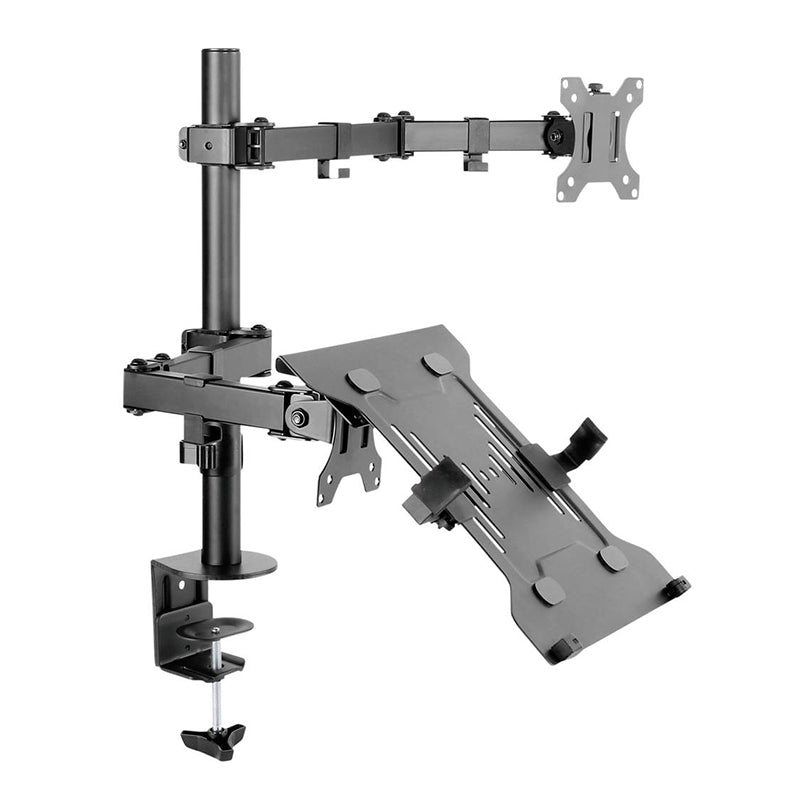 Soporte de Escritorio SpeaKa SP-MM-302 para 2 Monitores o Monitor + Laptop
