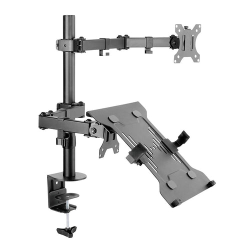 Soporte de Escritorio SpeaKa SP-MM-302 para 2 Monitores o Monitor + Laptop