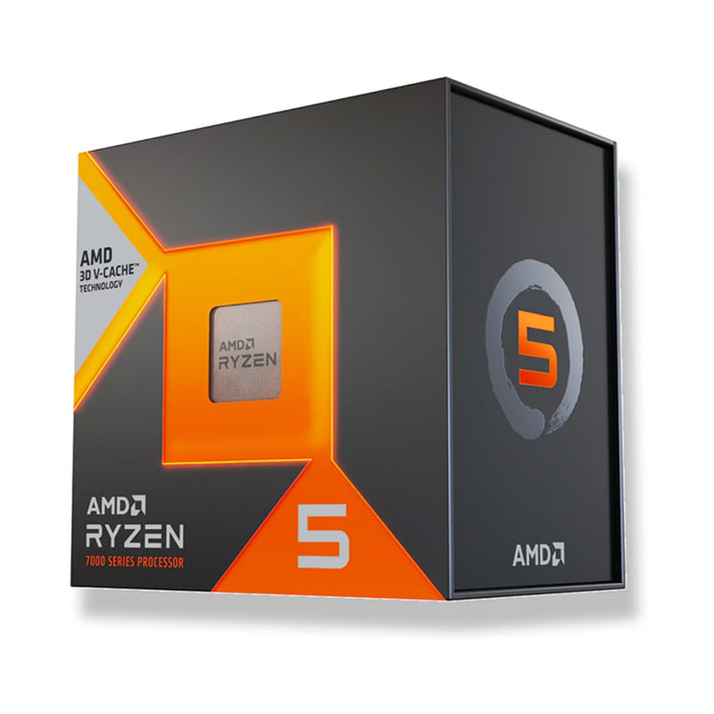Procesador AMD Ryzen 5 7600X3D, 6 núcleos, hasta 4.7GHz, 96MB L3, AM5