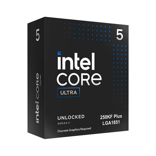 Procesador Intel Core Ultra 5 250KF PLUS (LGA1851, 18 núcleos, hasta 5.3GHz)
