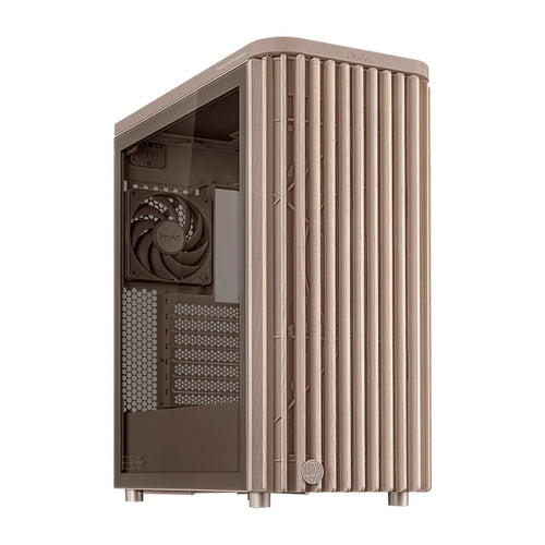 Case ASUS ProArt PA401 Wood Edition Mid Tower (Vidrio Templado) Beige