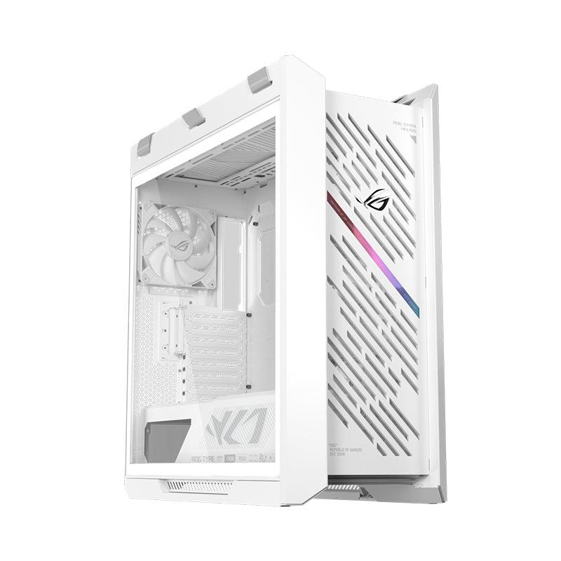 Case Gamer ASUS ROG Strix Helios II E-ATX (4 Fans 140mm, Vidrio, USB-C) Blanco