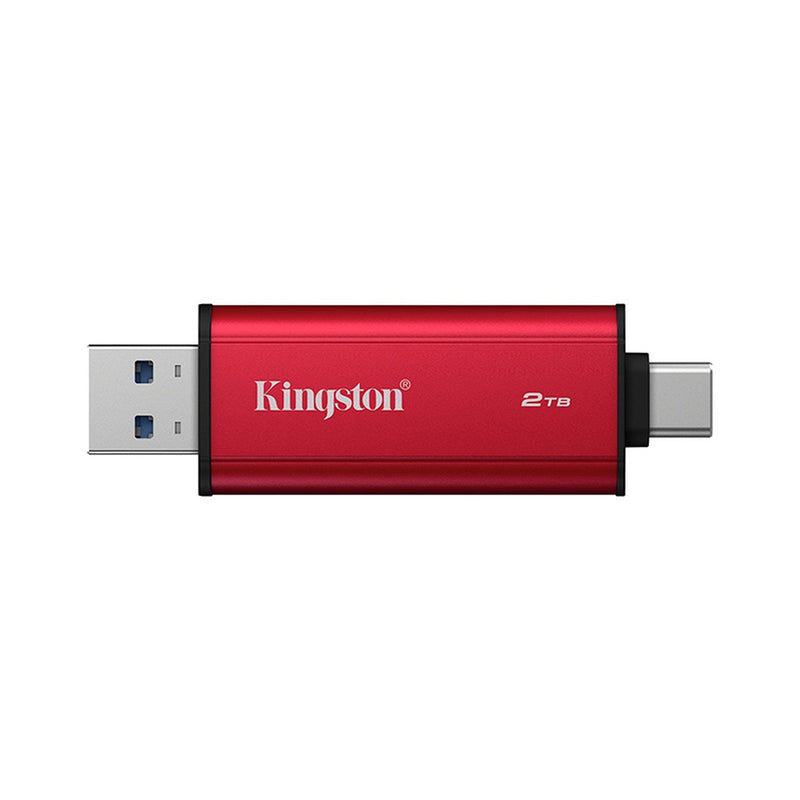 SSD Externo Portátil Dual Kingston 2TB (USB-A/USB-C 3.2 Gen 2, 1050 MB/s)