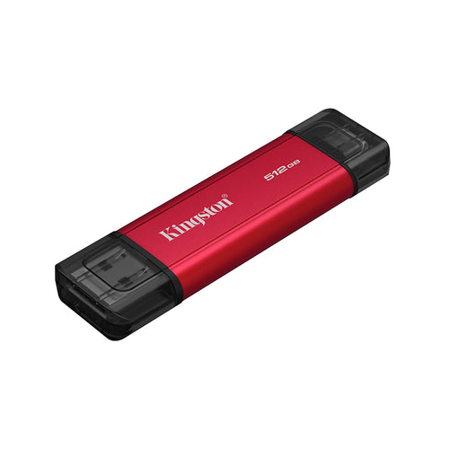 SSD Externo Portátil Dual Kingston 512GB (USB-A/USB-C 3.2 Gen 2, 1050 MB/s)