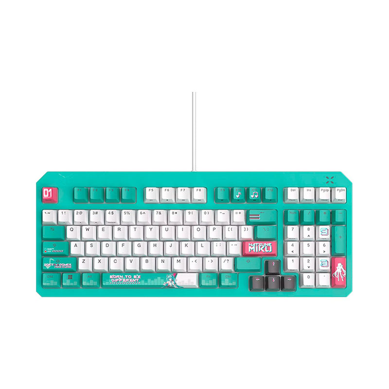 Teclado Gamer ASUS TUF Gaming K3 Gen II Hatsune Miku Edition (óptico-mecánico, RGB, USB)