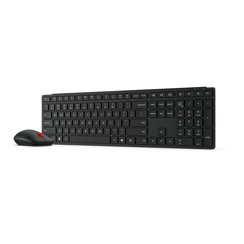 Kit Teclado y Mouse Inalámbricos Multimodo Lenovo Pro Combo 6000 (Bluetooth 5.3/2.4G, español LA)