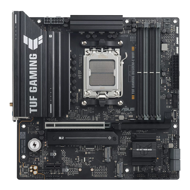 Placa Madre ASUS TUF Gaming B650EM-E WiFi (AMD B650, Socket AM5, DDR5, Wi-Fi, mATX)