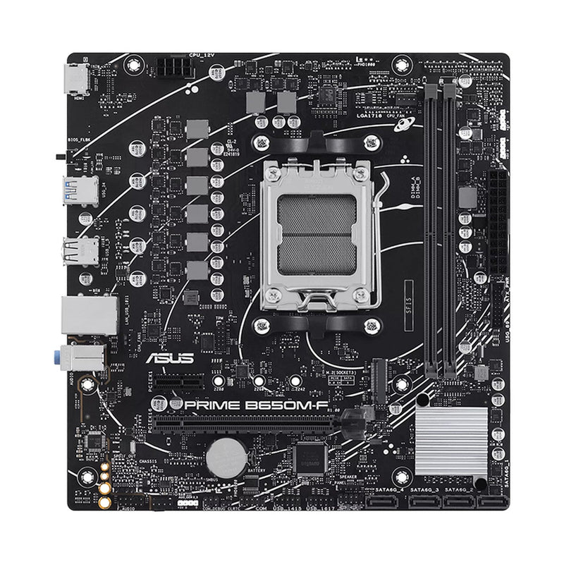 Placa Madre ASUS PRIME B650M-F (AMD B650, Socket AM5, DDR5, mATX)