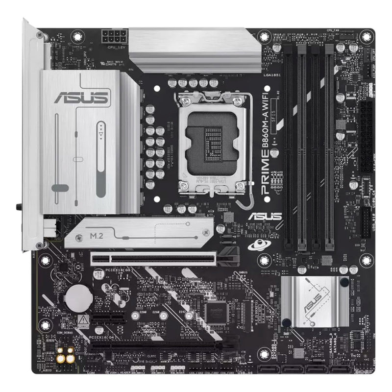Placa Madre ASUS Prime B860M-A WiFi (Intel B860, LGA1851, DDR5, Wi-Fi 6E, mATX)