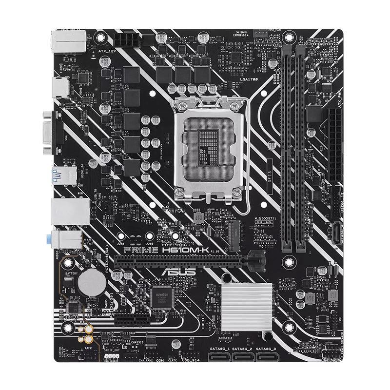 Placa Madre ASUS PRIME H610M-K (Intel H610, LGA1700, DDR5, mATX)
