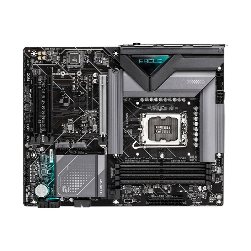 Placa Madre Gigabyte B860 EAGLE WIFI6E (Intel B860, LGA1851, DDR5, Wi-Fi 6E, ATX)