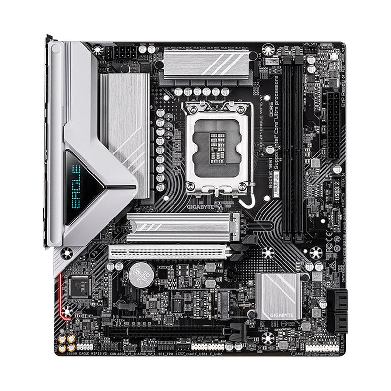 Placa Madre Gigabyte B860M EAGLE WiFi6 V2 (Intel B860, LGA1851, DDR5, Wi-Fi 6, mATX)