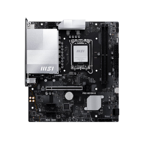 Placa Madre MSI PRO H810M-B (Intel H810, LGA1851, DDR5, mATX)