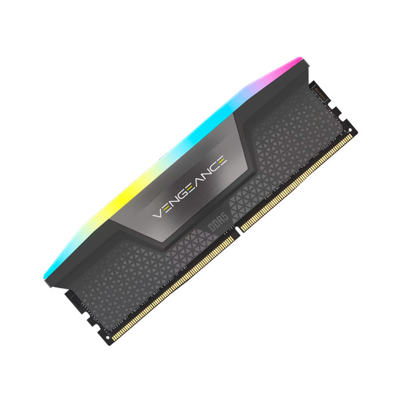 Memoria RAM Corsair Vengeance RGB 16GB DDR5-6000 (CL36, AMD EXPO / Intel XMP, PC)