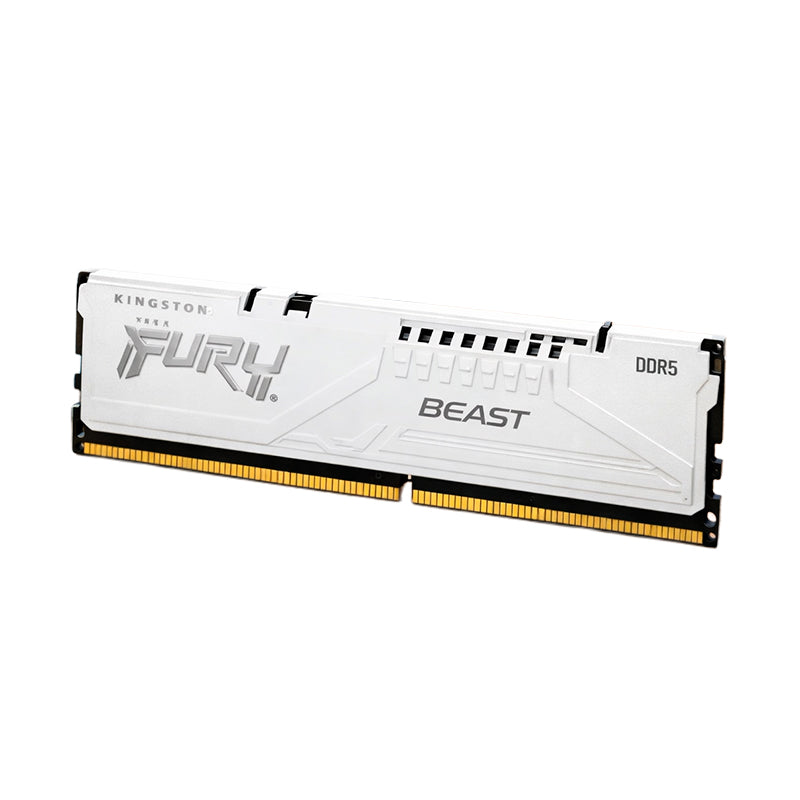 Memoria RAM Kingston Fury Beast 16GB DDR5-5600 (CL36, DIMM, Blanco)