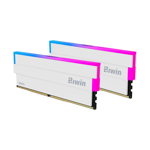 Memoria RAM Biwin Black Opal DW100 RGB 32GB (2x16GB) DDR5-6000 (PC) Blanca