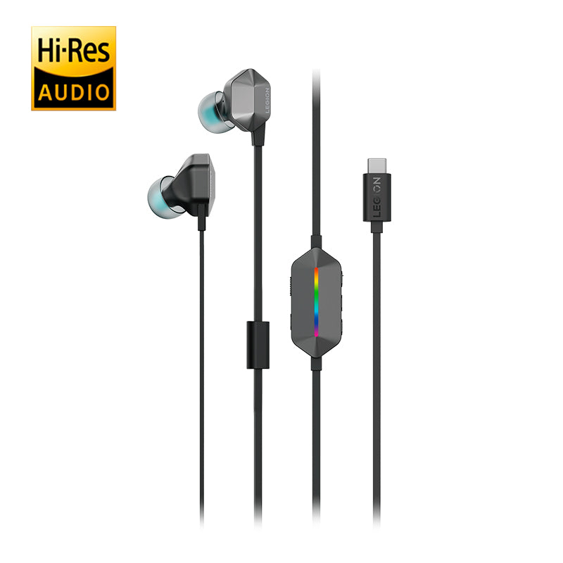 Audífonos Gamer In-Ear Lenovo Legion E510 7.1 RGB USB-C