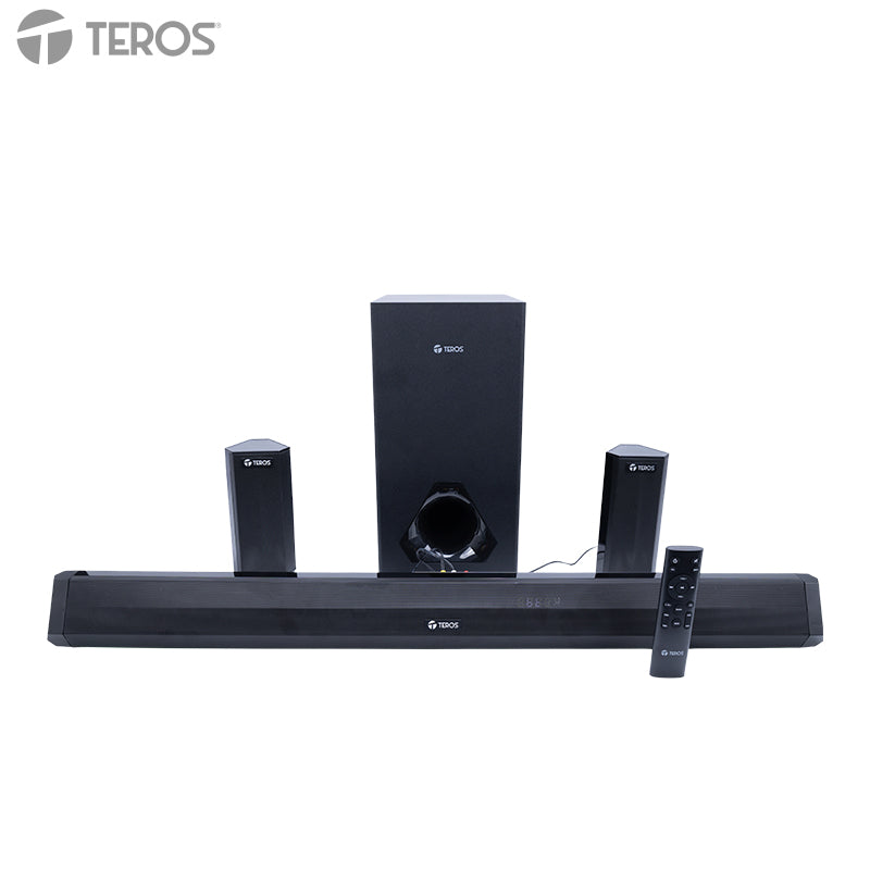 Sistema de Audio 5.1 Teros Legacy 6053 Barra de Sonido 200W con Subwoofer (HDMI ARC/BT)