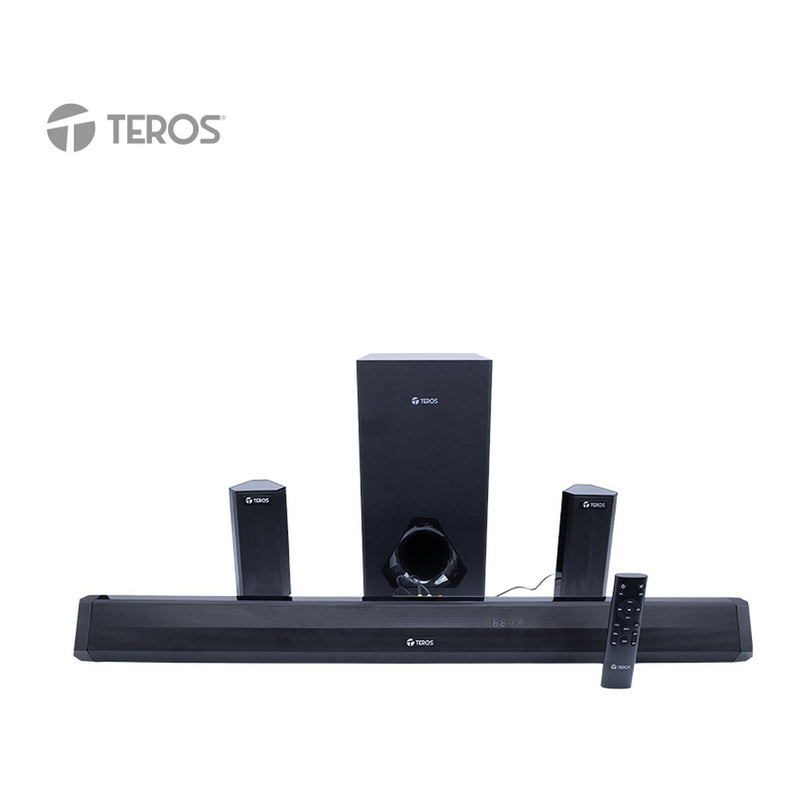 Sistema de Audio 5.1 Teros Legacy 6053 Barra de Sonido 200W con Subwoofer (HDMI ARC/BT)