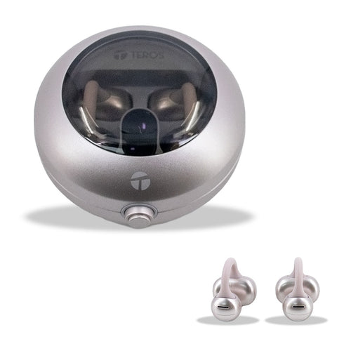 Audífonos Bluetooth TWS Teros TE-80712RS Bluetooth 5.4 (Rose Titanium)