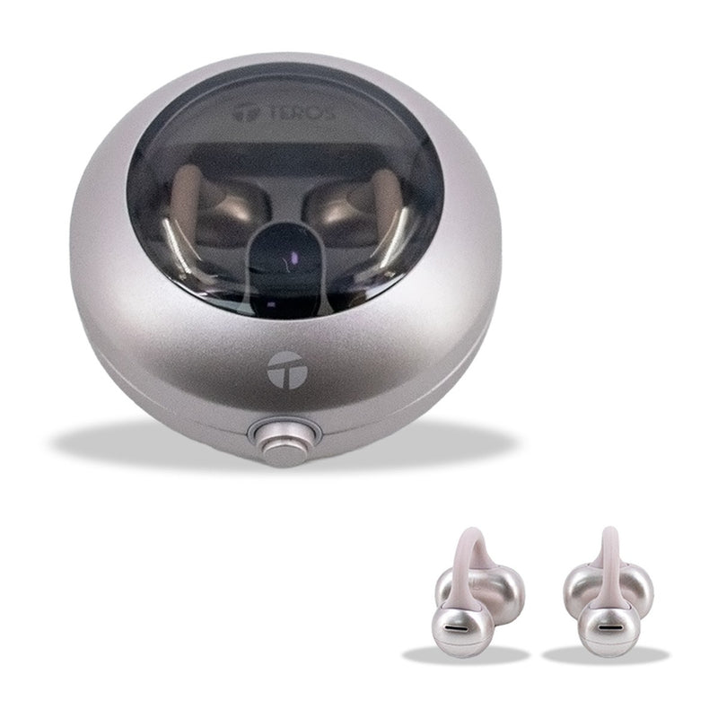Audífonos Bluetooth TWS Teros TE-80712RS Bluetooth 5.4 (Rose Titanium)