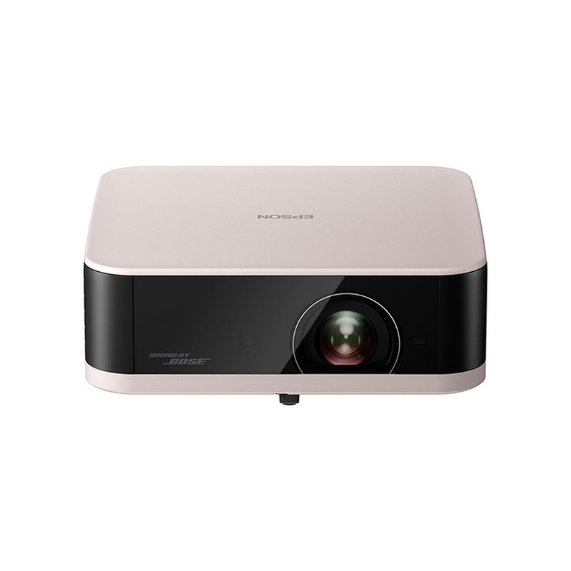 Proyector Smart Portátil Epson Lifestudio Pop EF-61 FHD Láser (Google TV, Bose, Beige Rosado)
