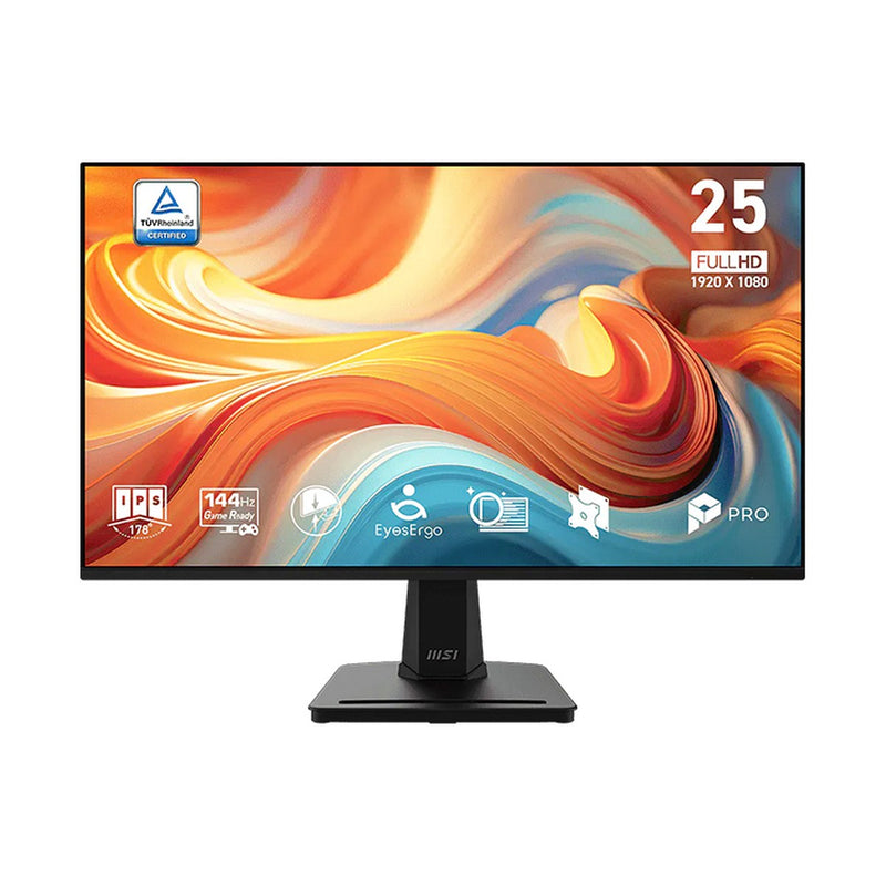 Monitor Gamer MSI PRO MP251 E14L 24.5" FHD IPS 144Hz (HDMI, VGA, Adaptive-Sync)