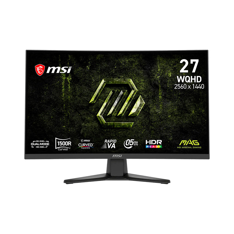 Monitor Gamer MSI MAG 275CQDF X24 27" 2K 240Hz Curvo