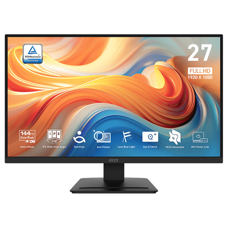 Monitor MSI PRO MP273L E14 27" FHD IPS 144Hz (HDMI/VGA)
