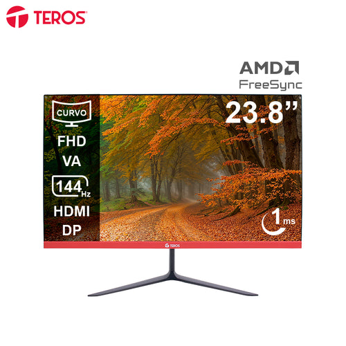 Monitor Curvo Teros TE-2403S 23.8" FHD VA 144Hz (HDMI/DP)