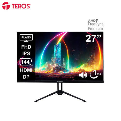 Monitor Teros TE-2714S 27" FHD IPS 144Hz (HDMI/DP, Parlantes)