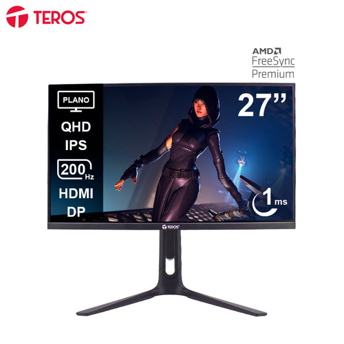 Monitor Gamer Teros TE-2754G 27" QHD Fast IPS 200Hz (HDMI/DP)