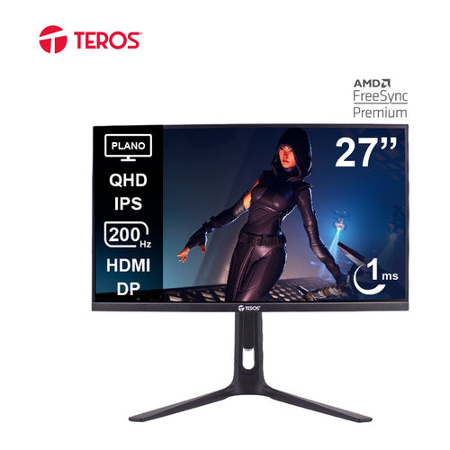 Monitor Gamer Teros TE-2754G 27" QHD Fast IPS 200Hz (HDMI/DP)