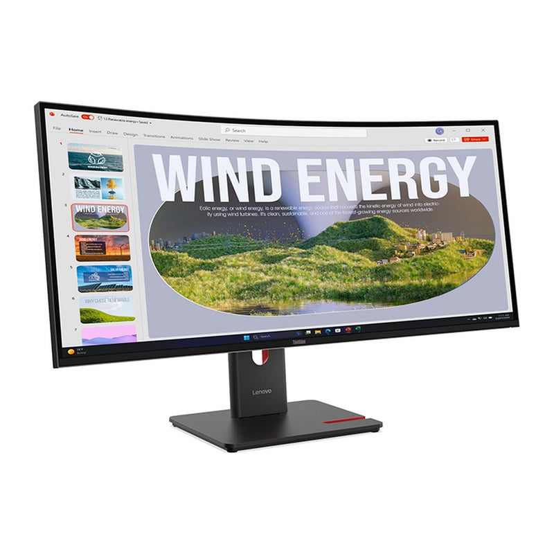 Monitor Curvo Lenovo ThinkVision T34WD-40 34 pulgadas WQHD VA