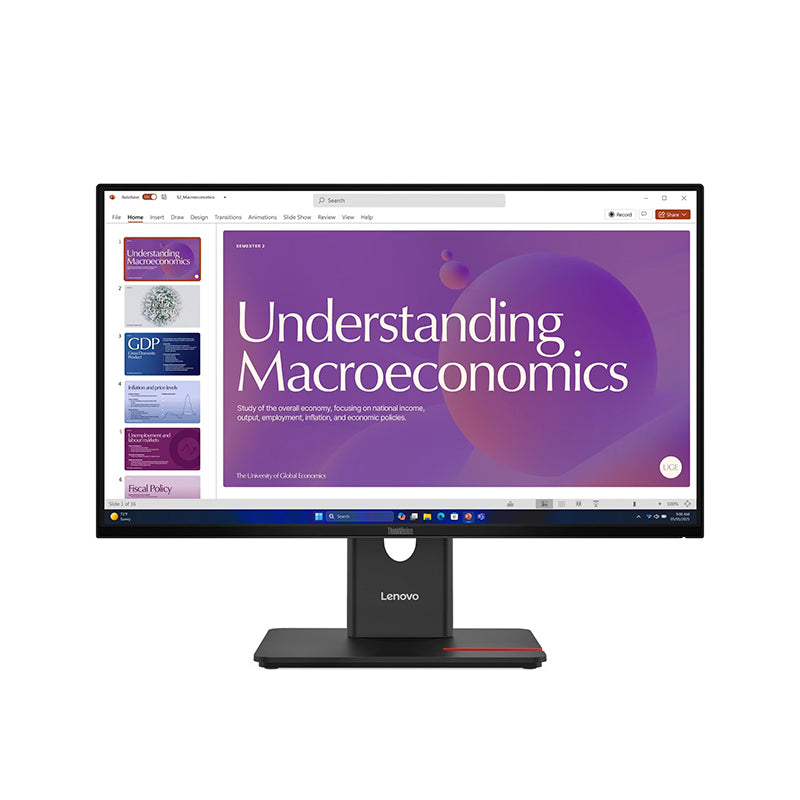 Monitor Lenovo ThinkVision T24D-40 23.8" FHD IPS 120Hz (HDMI/DP/RJ-45, Parlantes)