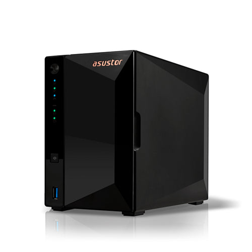 Servidor NAS ASUSTOR DRIVESTOR 2 Pro Gen2 (AS3302T v2) 2 Bahías 2.5GbE 2GB RAM