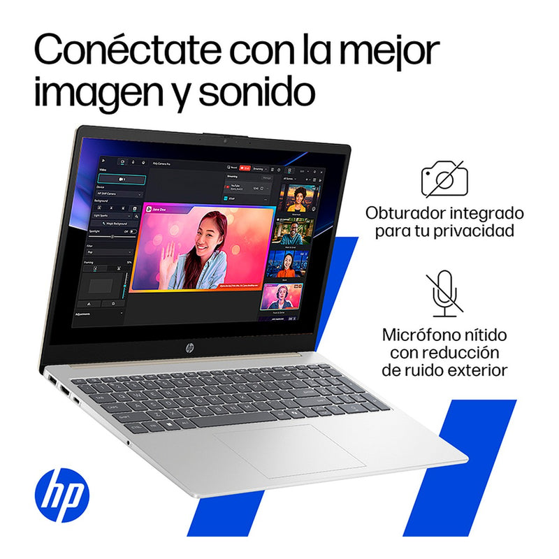 Laptop HP 15-fd2361la 15.6" FHD (Core Ultra 5 225U, 16GB DDR5, 512GB SSD, FreeDOS)