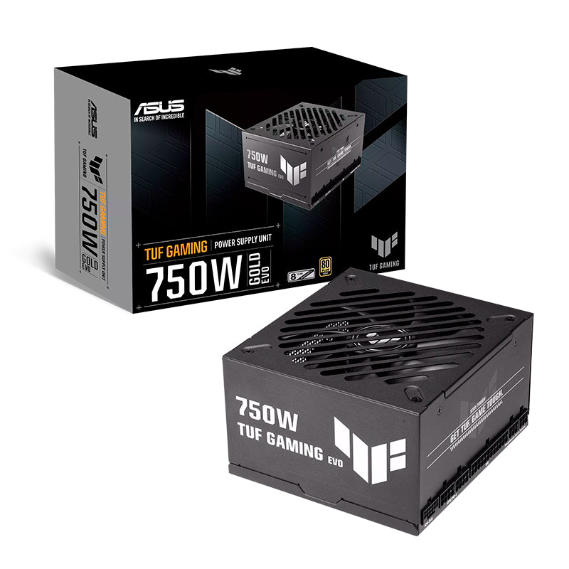 Fuente de Poder ASUS TUF Gaming 750G EVO 750W Modular (ATX 3.1, 80 Plus Gold)