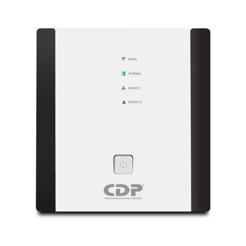 Regulador Automático de Voltaje CDP R-AVR5008i 5000VA/2500W (9 Tomas, Supresión de Picos)