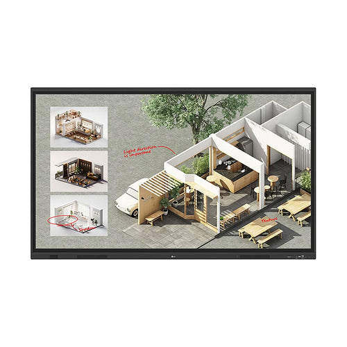 Pantalla Táctil Interactiva LG CreateBoard 75TR3DQ 75" 4K UHD (Android, 50 Puntos Táctiles)