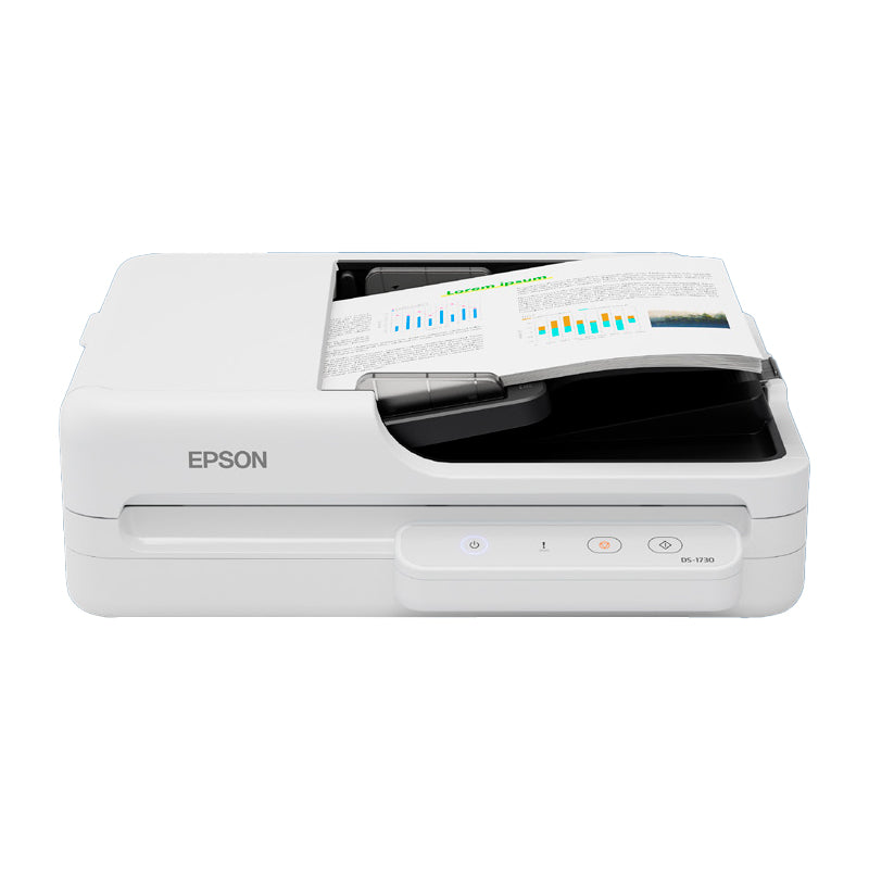 Escáner de Documentos Epson DS-1730 Cama Plana + ADF Dúplex USB (30 ppm)