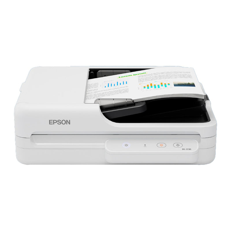 Escáner de Documentos Epson DS-1730 Cama Plana + ADF Dúplex USB (30 ppm)