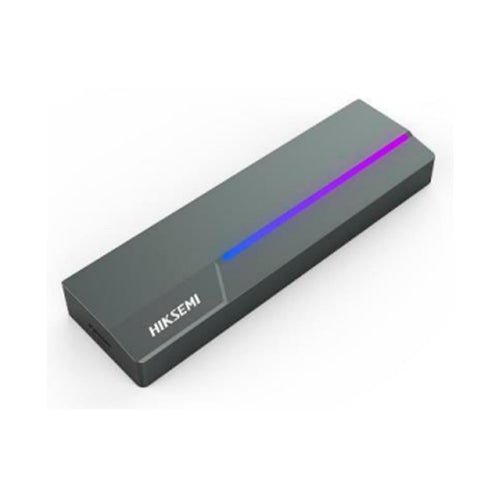 Enclosure para SSD M.2 HIKSEMI MDR1 con RGB (USB 3.2 Gen 2 Tipo-C, NVMe/SATA, Gris)