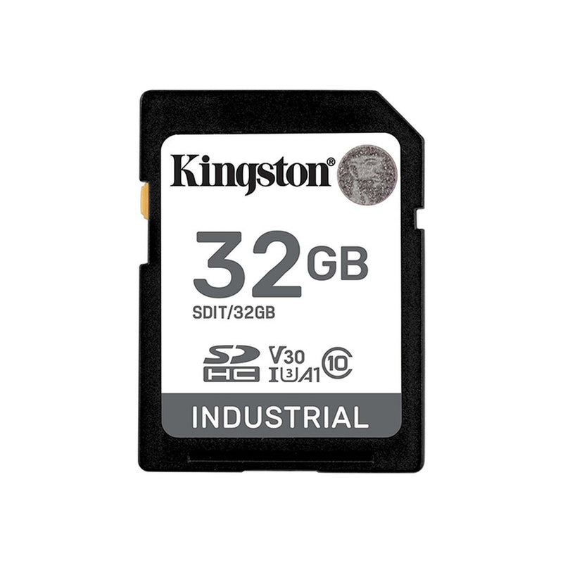 Tarjeta de Memoria Kingston Industrial 32GB SDHC UHS-I (U3, V30, A1)
