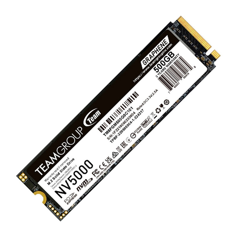 SSD TeamGroup NV5000 500GB M.2 NVMe PCIe 4.0 (4500/1800 MB/s)