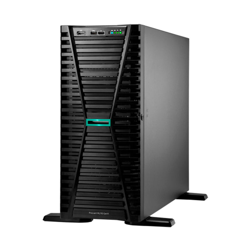 Servidor HPE ProLiant ML110 Gen11 Torre 4U (Xeon Silver 3508U 8 núcleos, 32GB DDR5, 2x4TB HDD)
