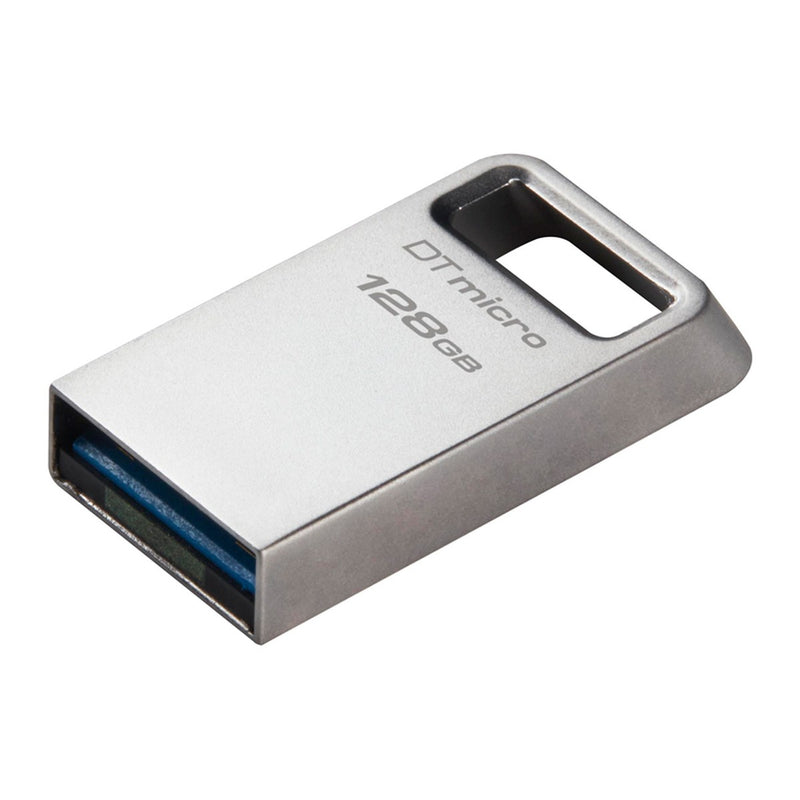 Memoria USB Kingston DataTraveler Micro 128GB USB 3.2 (Metal, 200MB/s)