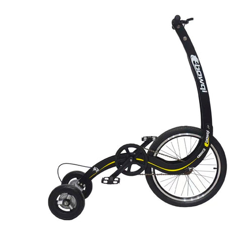 Bicicleta de Pie Halfbike Deltron (Bambú y Aluminio, Negro)
